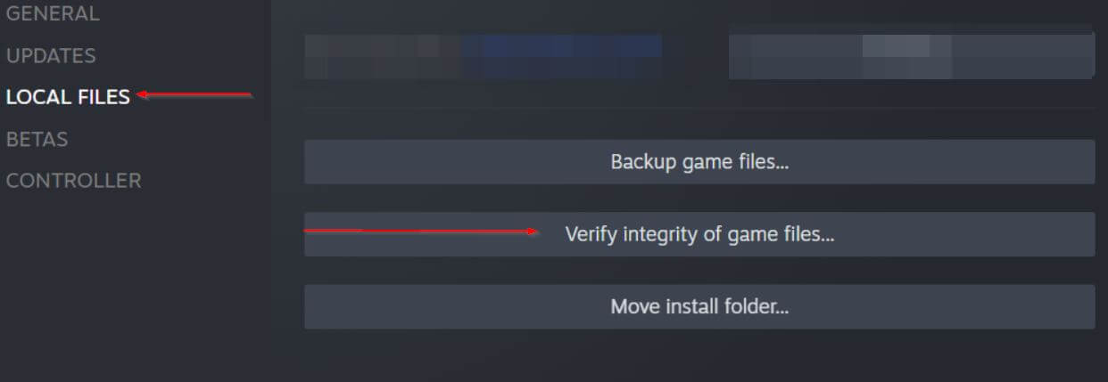 Verify the integrity of game files