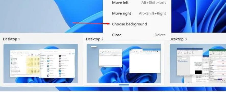 Set Different Wallpaper for Each Desktop on Windows 11 